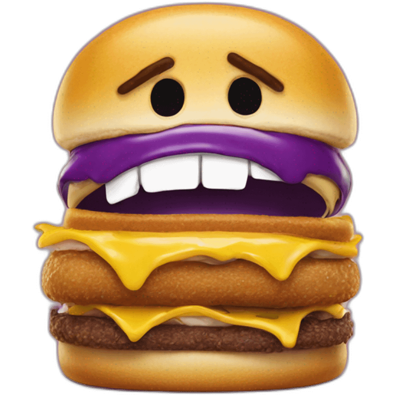 Grimace Mcdonalds emoji