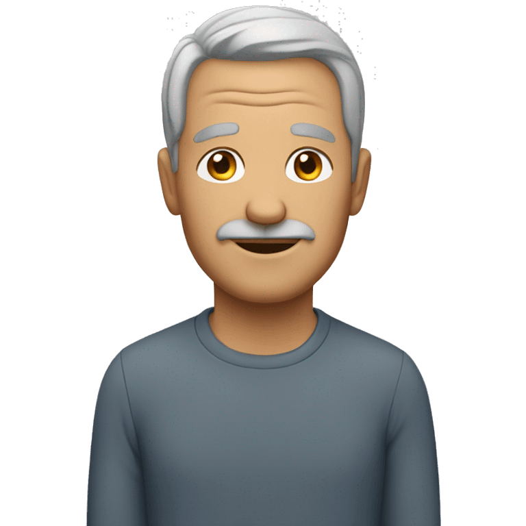 middle-aged man emoji