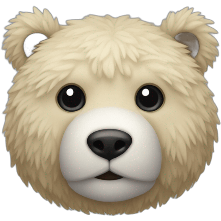 Ours en peluche emoji