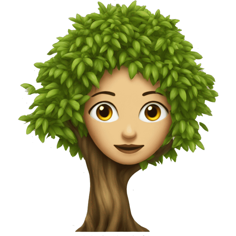 driade tree woman  emoji