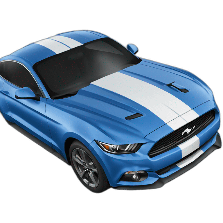 Blue mustang ecoboost emoji