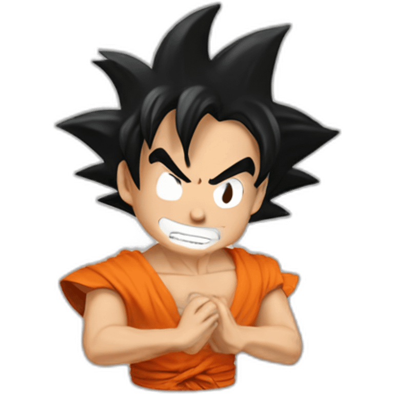 does goku clean nuts? emoji