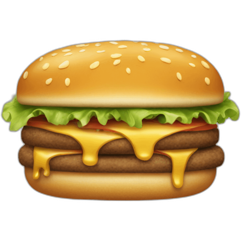 Hamburger mange chien emoji