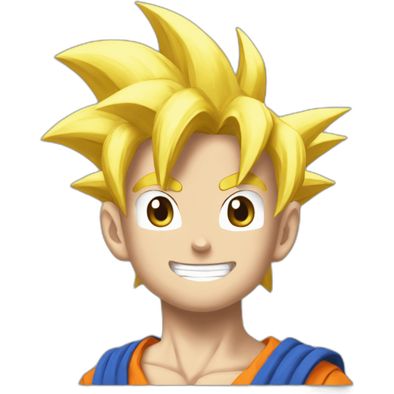 Goku ss bleu emoji