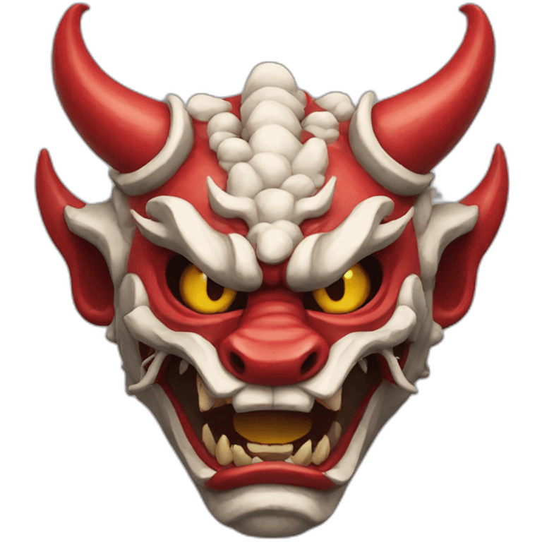 oni dragon japanese mask emoji