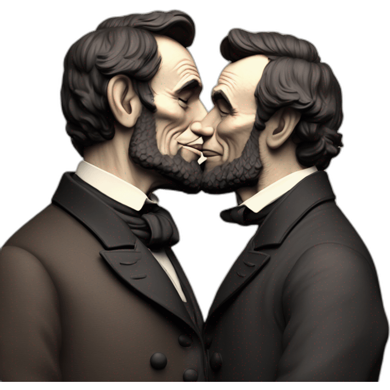 abraham lincoln kissing john wilkes boothe emoji