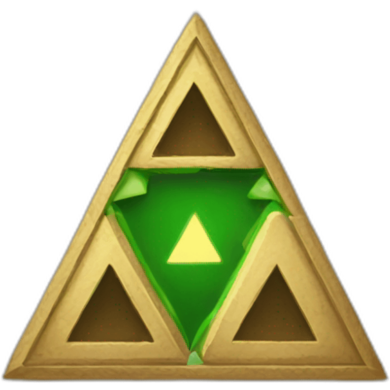 Triforce with zelda emoji