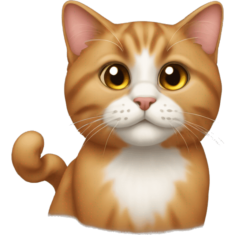 gatto persiano arancione emoji