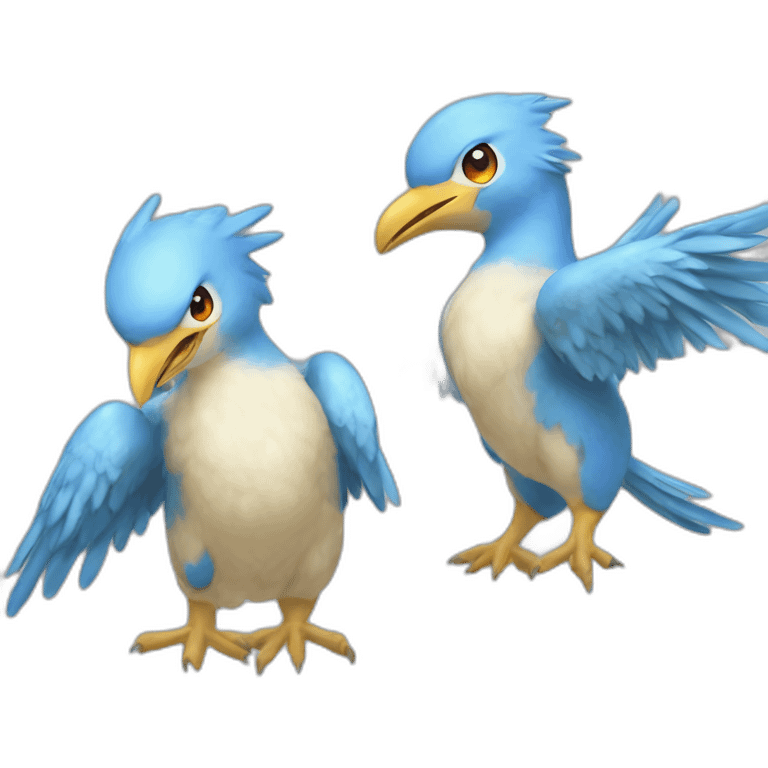 crazy funny stupid Articuno pokemon baby's realistic boku no piko emoji