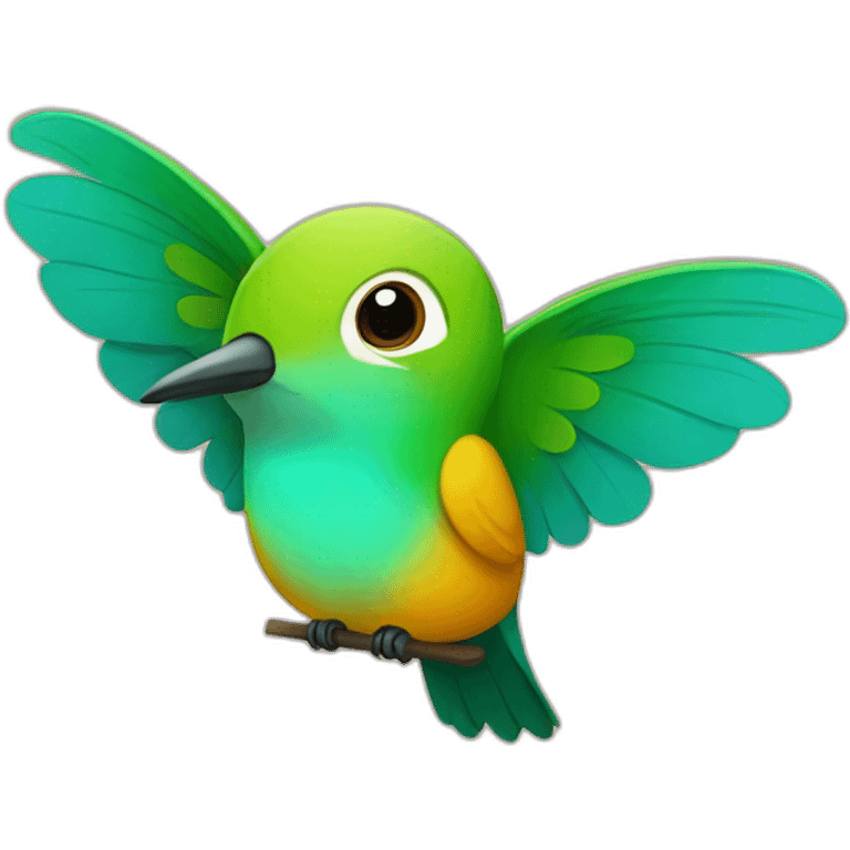 Quiero un emoji de colibrí durmiendo  emoji