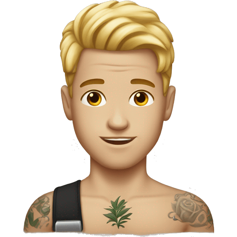  white boy with tats emoji