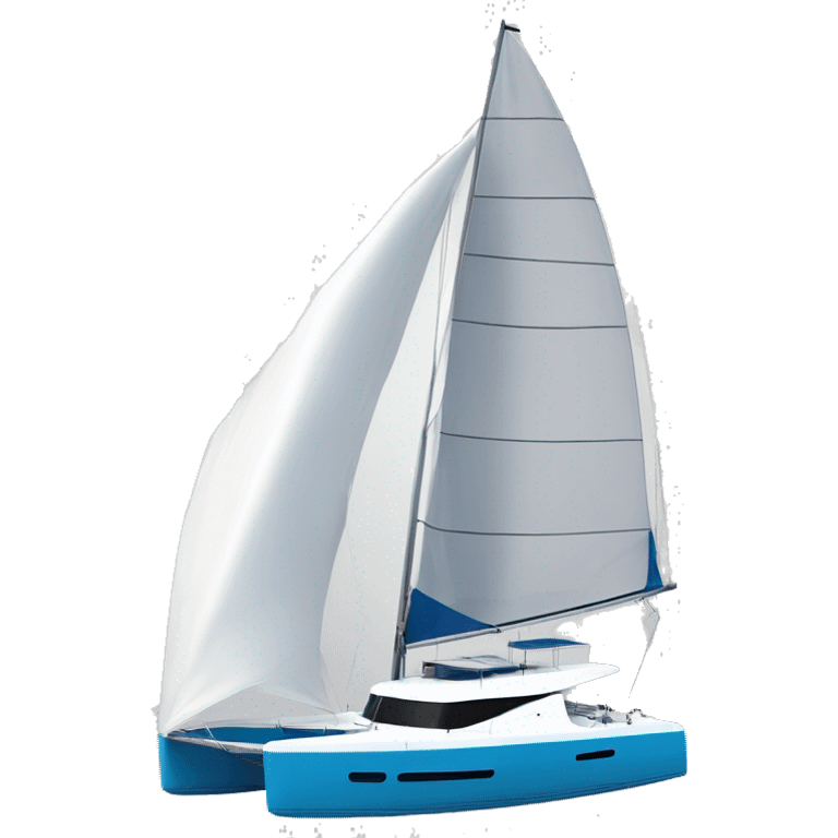 Catamaran Fountain Pujot  47’ with full sails  emoji