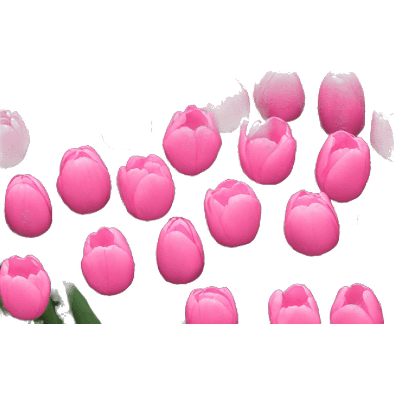 pink tullips emoji