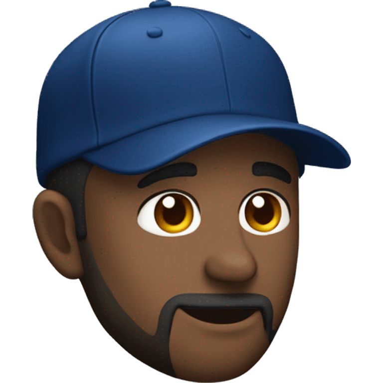 Midnight blue cap emoji