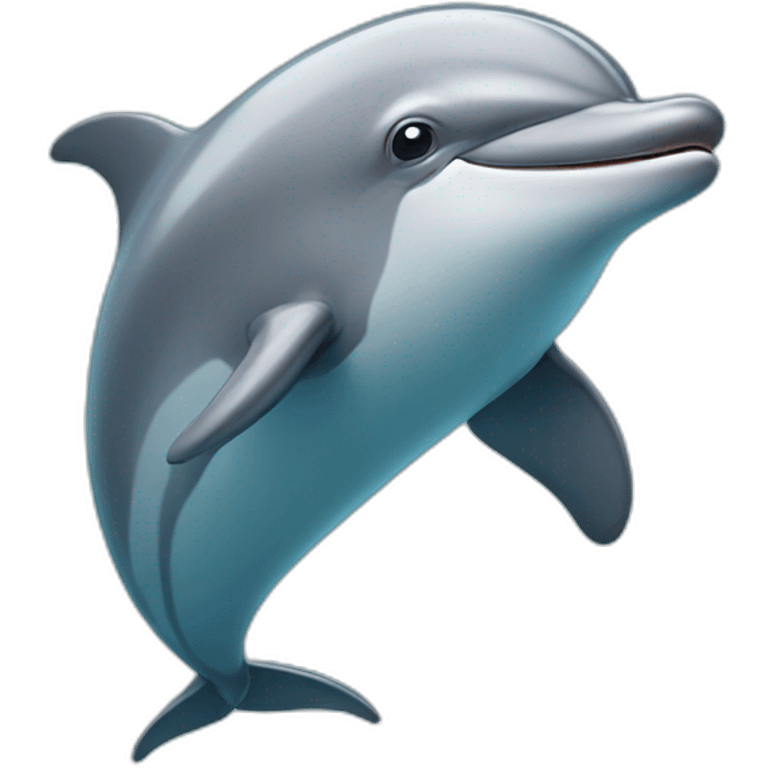 Dolphin looks disappointed emoji