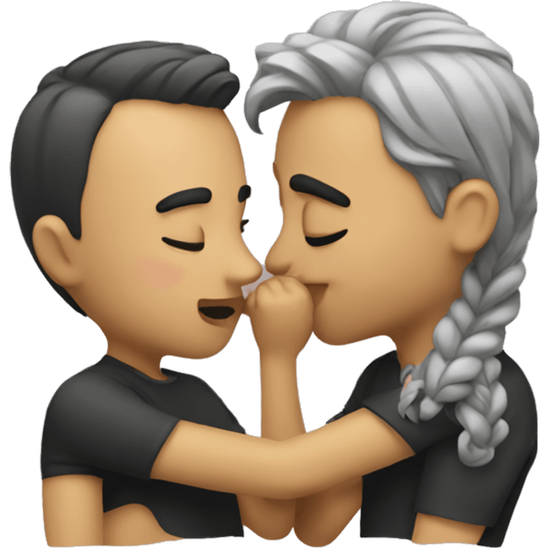 kiss-kiss emoji