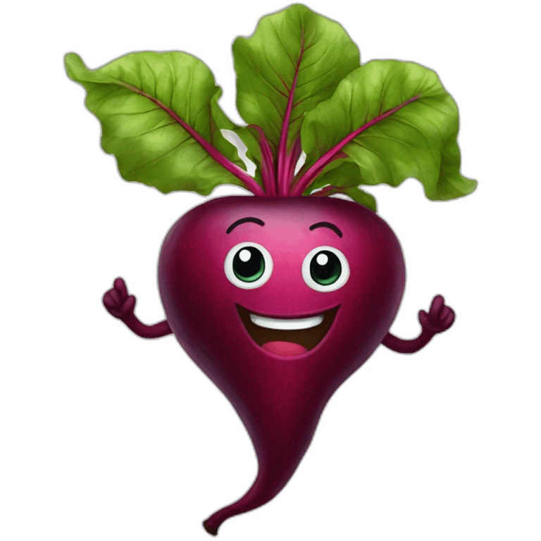 happy beet emoji