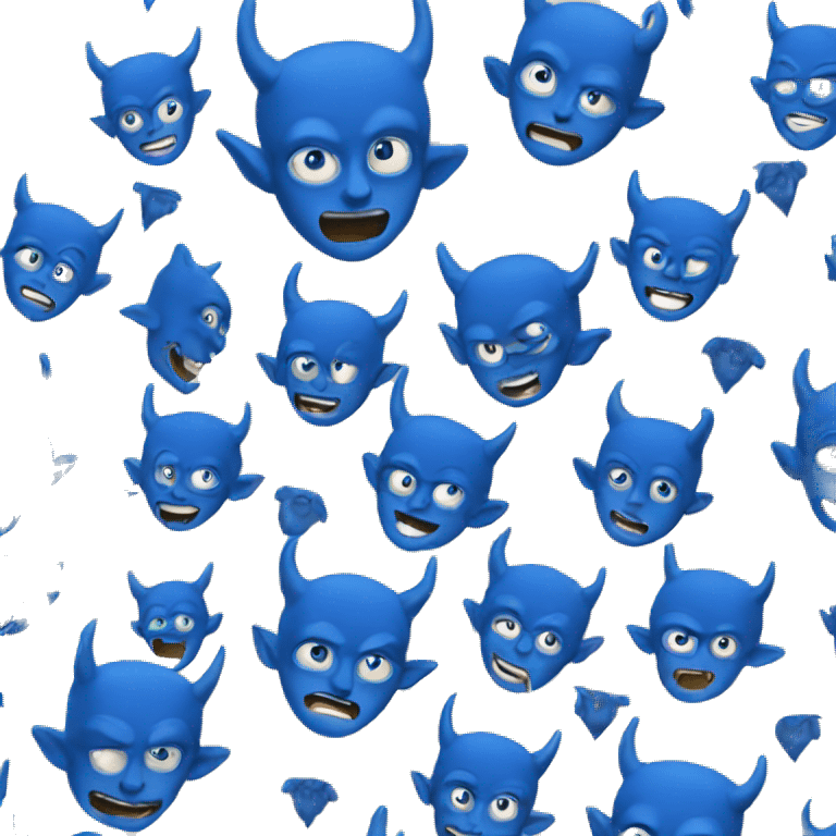 blue devil emoji