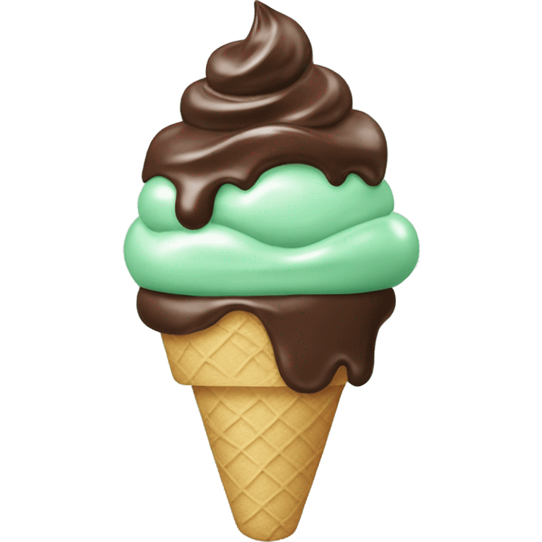 mint choco icecream beskin robbins emoji