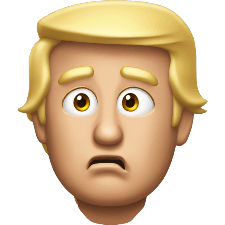 donald trump perplexed emoji