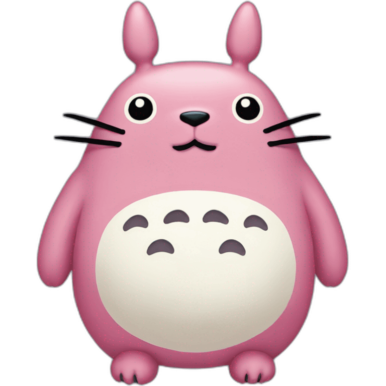 pink totoro emoji