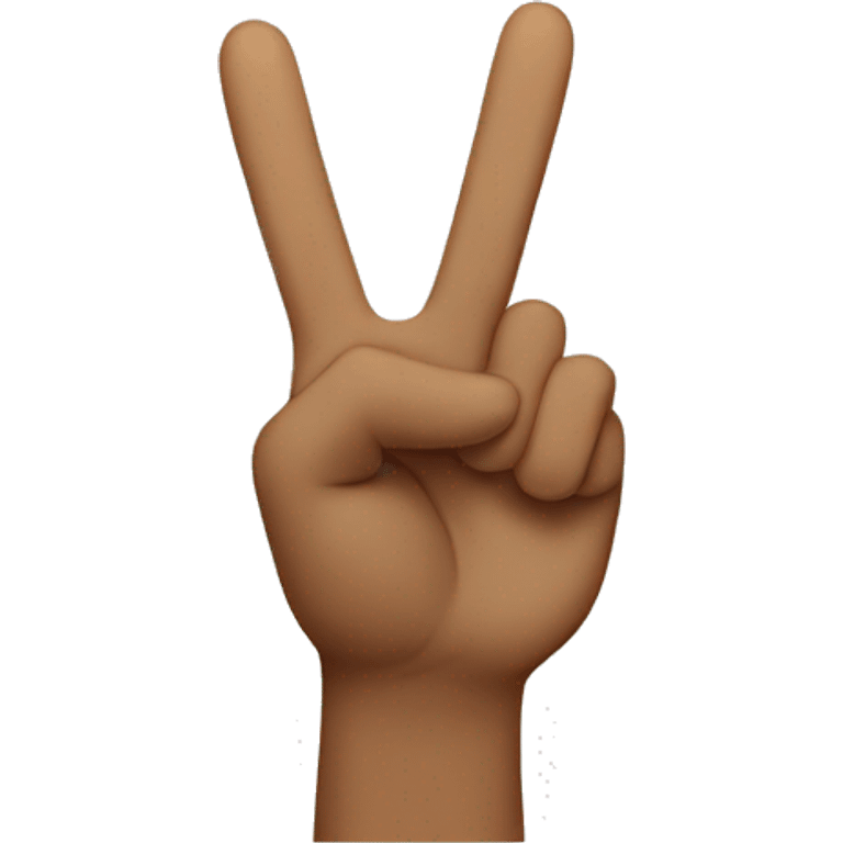 Peace sign with thumb sticking out emoji