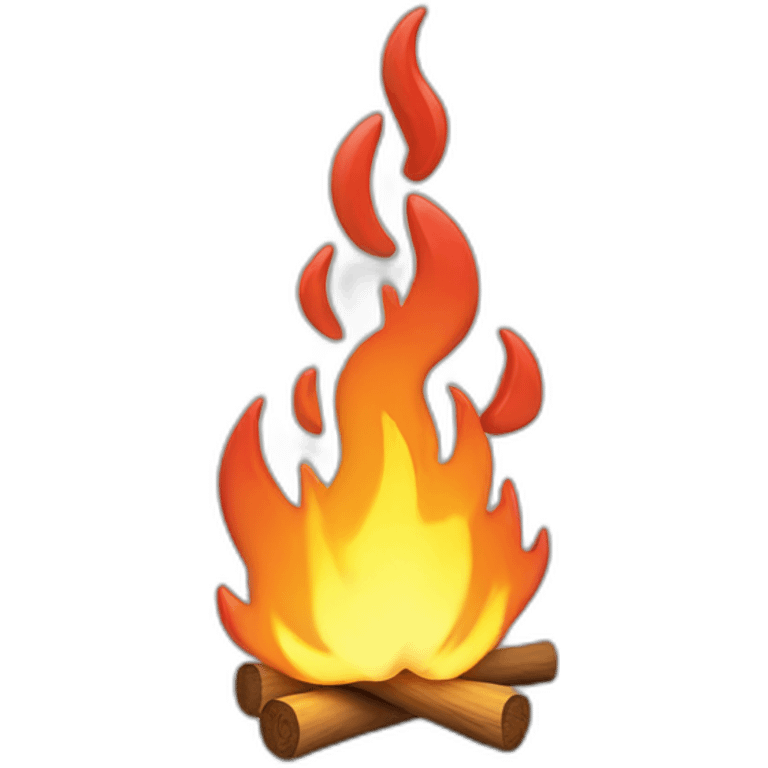 fire icon 3d emoji