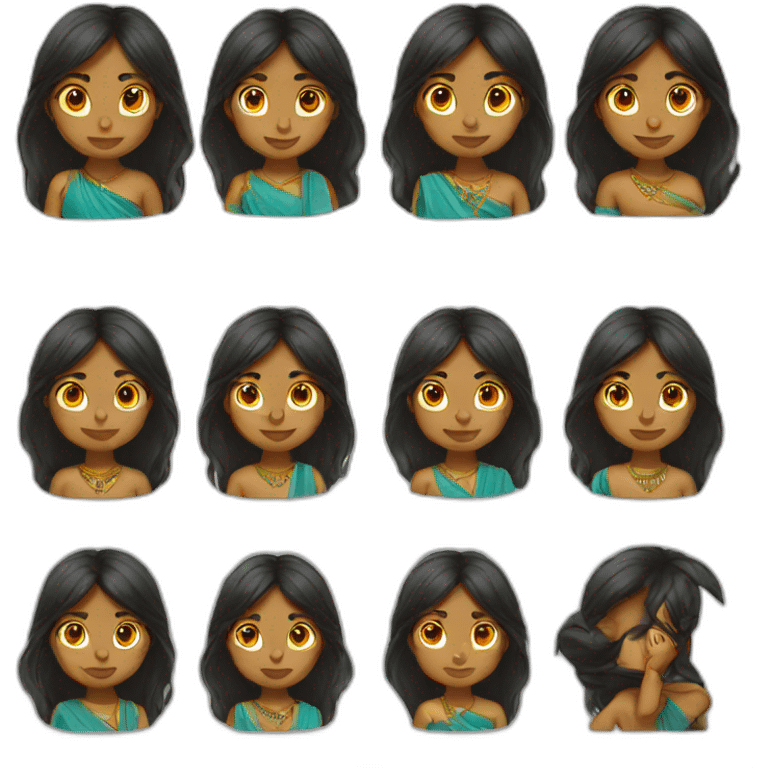 indian girl emoji