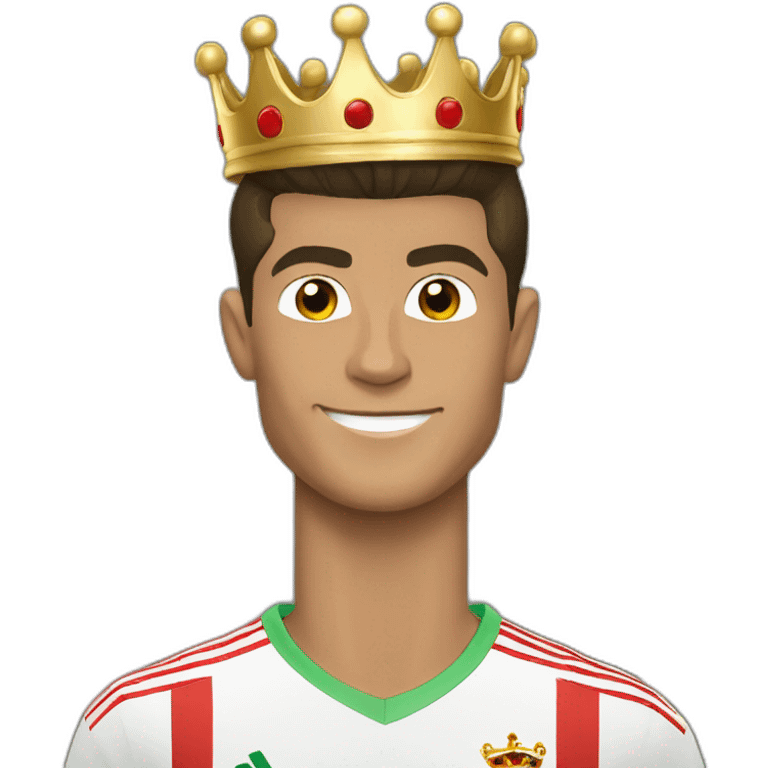 Cristiano Ronaldo King emoji