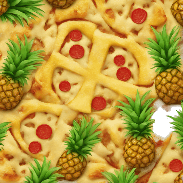 pineapple pizza  emoji