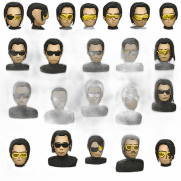 neo of matrix emoji