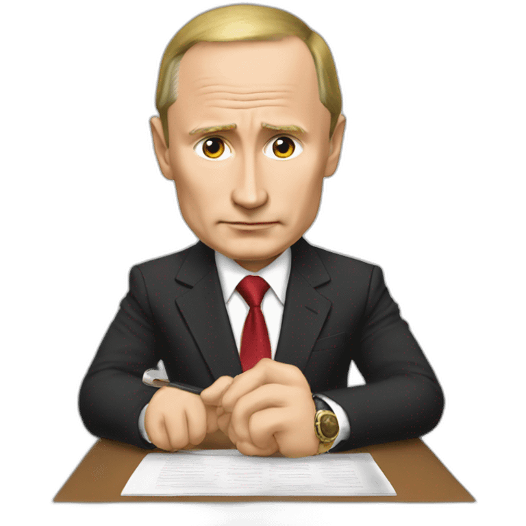 putin signs the law emoji