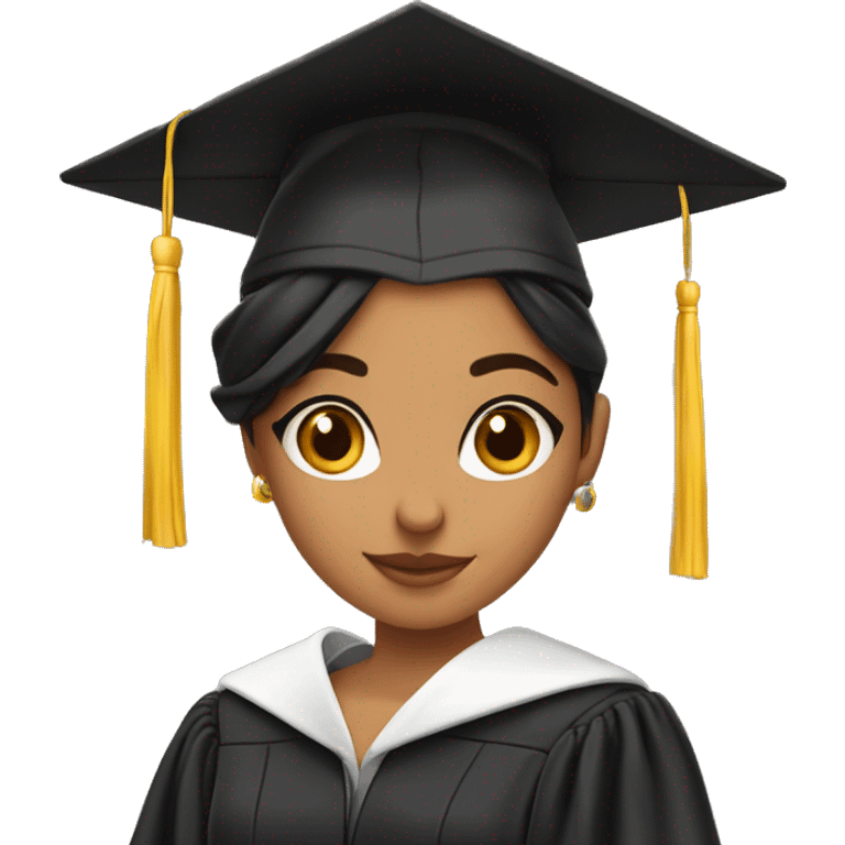 college graduation latina girl emoji