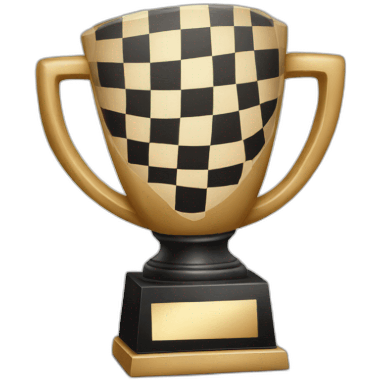 checkers trophy emoji