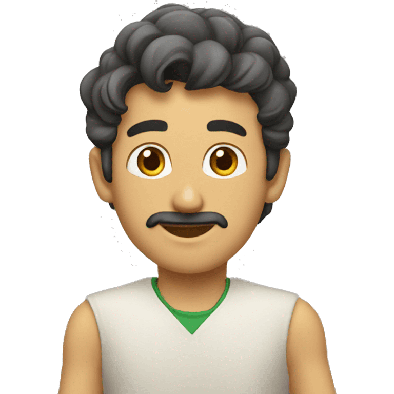 دختر با موهای ابی emoji