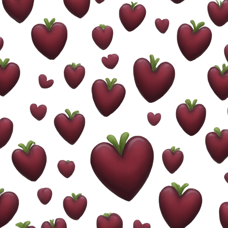 Black bleeding heart  emoji