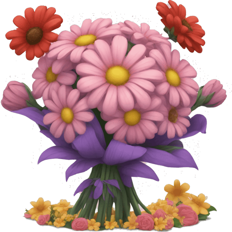 Big flower buque emoji