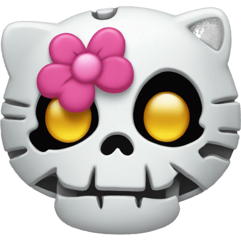 Hello kitty skull emoji emoji