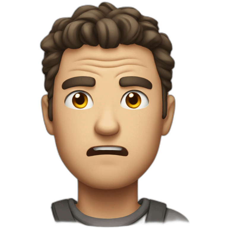 Brad pit angry emoji