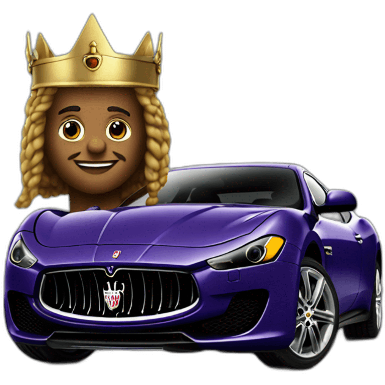 Vinking dans une Maserati emoji