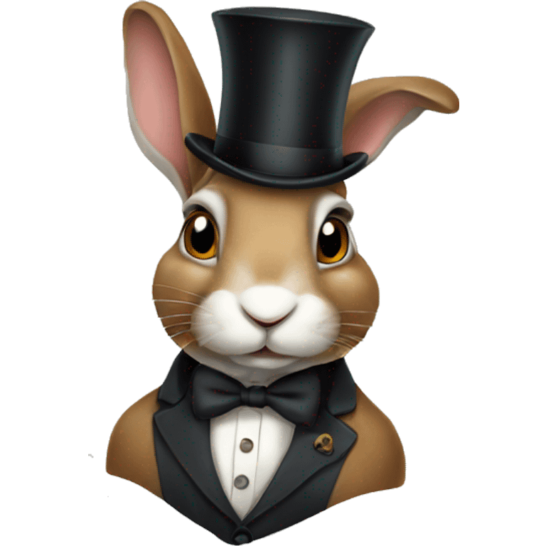 rabbit with a monocle emoji