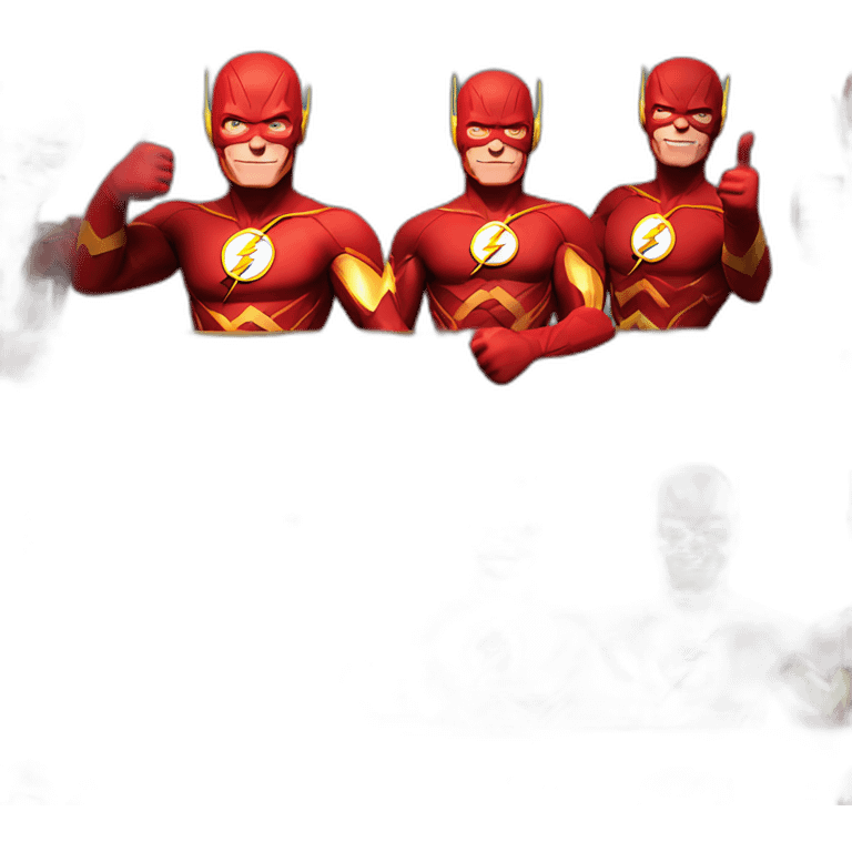 The Flash drop Dc comics giving a thumbs up from justice league emoji