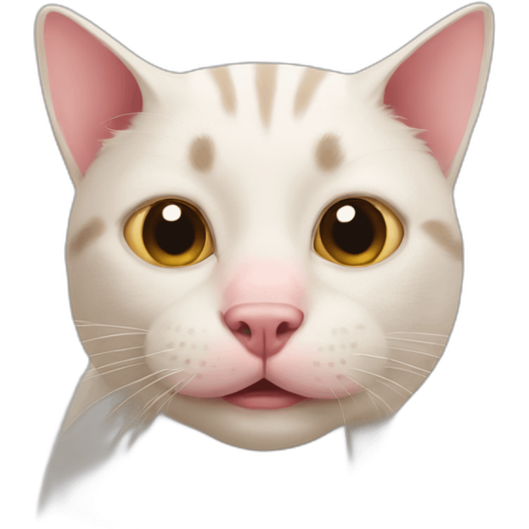 cat with pig nose emoji