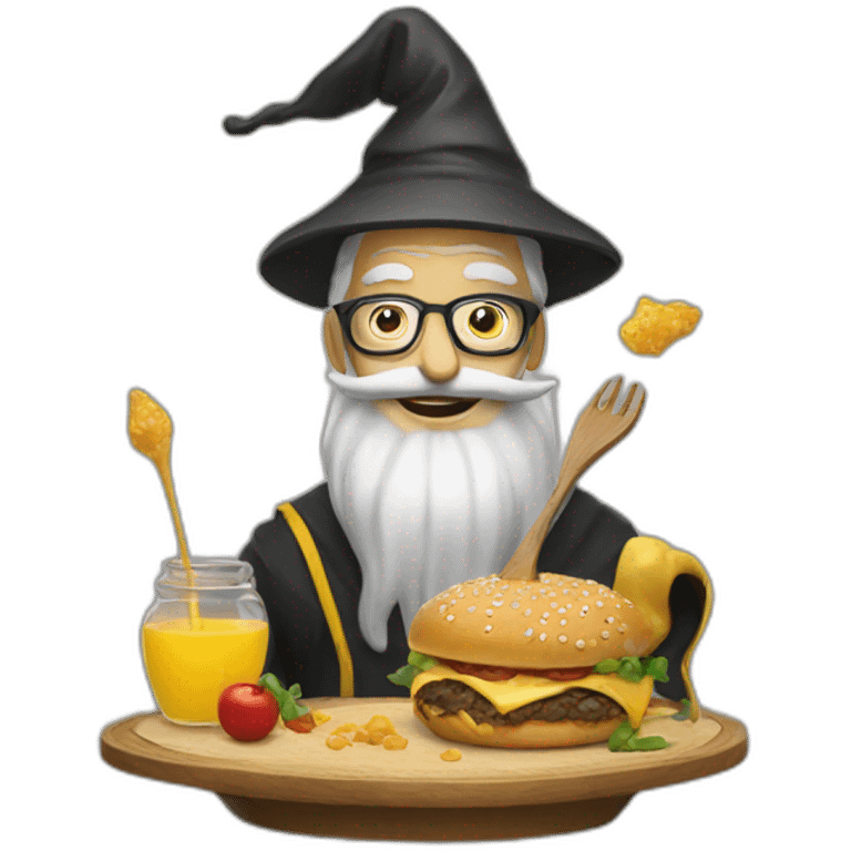 the food wizard emoji