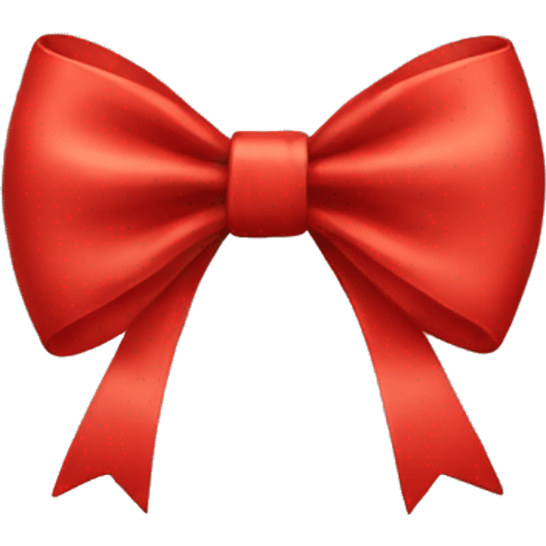 Red bow emoji emoji