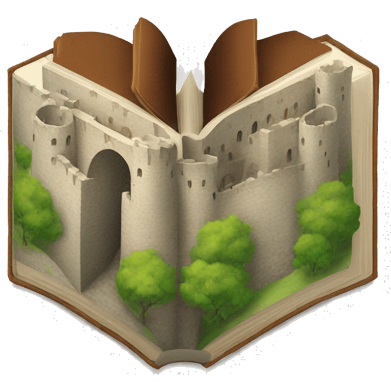 Book about castles  emoji