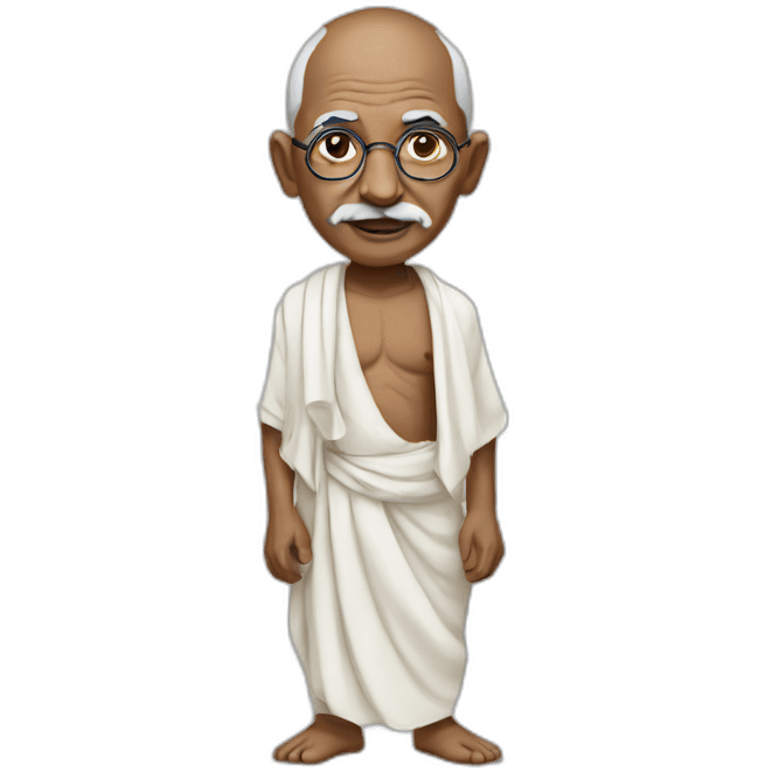 gandhi emoji