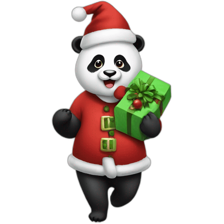 PANDA SANTA emoji