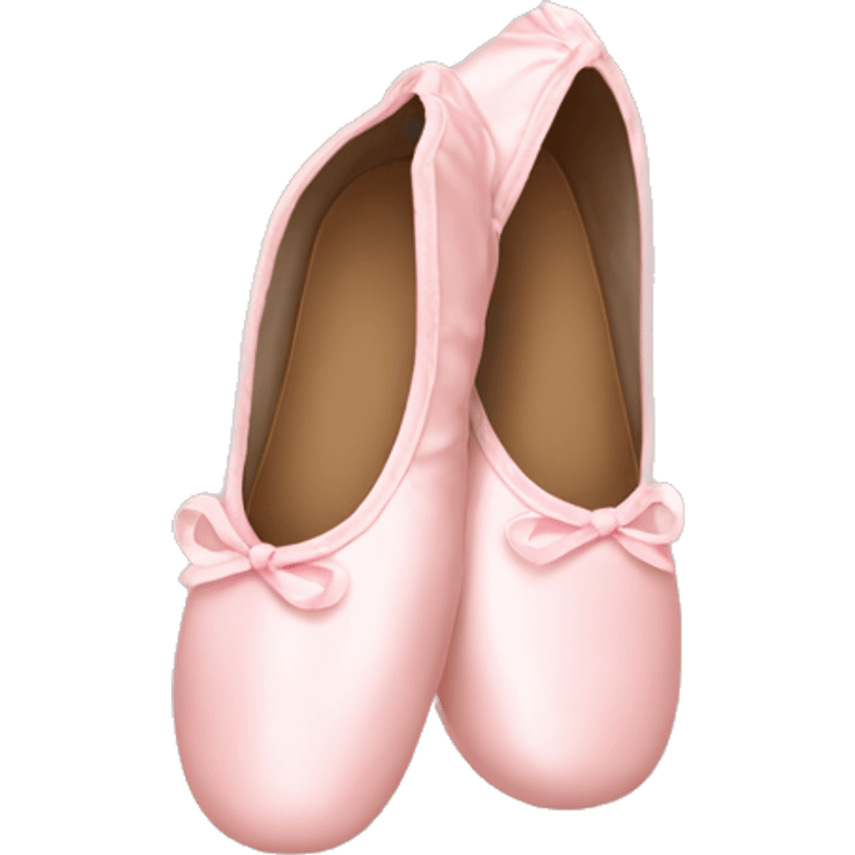 Pale pink ballet shoes emoji