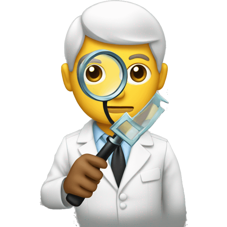 investigator with a magnifying glass emoji